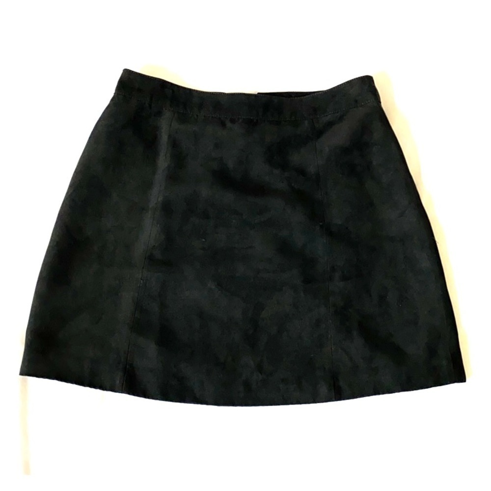 Divided / H&M Velvety Polyester Zipper Back Skirt